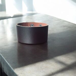 🤎 Brown Leather Cuff